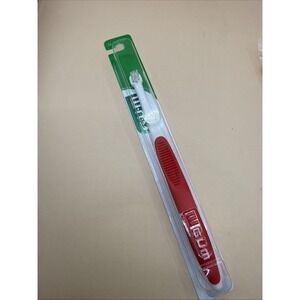 GUM End Tuft Toothbrush Red- Extra Small Head for 1 Count Sunstar USA
